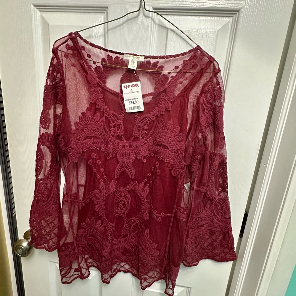 Saint Tropez West Women Blouse ~ Size Medium